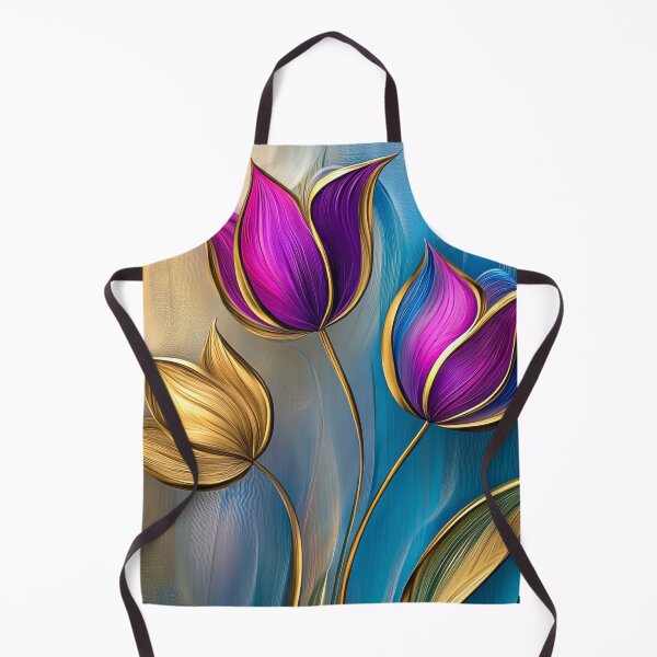 Artikelvorschau, Elegante 3D-Tulpen in Lila und Blau entworfen und verkauft von MargaretWiktor.