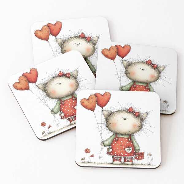 Item preview, Cat with Heart designed and sold by Erika Kaisersot.