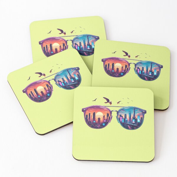 Item preview, City Suns Neon Sunglasses designed and sold by Mary Ney.