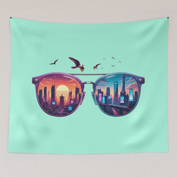 Item preview, City Suns Neon Sunglasses designed and sold by Mary Ney.