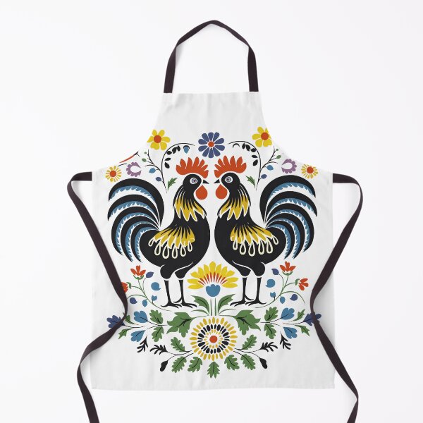 Item preview, Polish Flowers Rooster| Wycinanki | Folklore | Folk Art Blue designed and sold by xiao xuans.