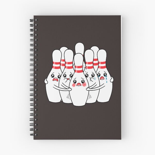 Item preview, Cartoon Bowling Scared Bowling Pins Funny Sport Bowler designed and sold by Colorfulman.