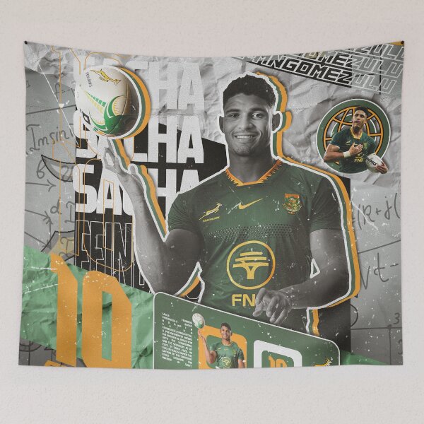 Item preview, Sacha Feinberg-Mngomezulu Aesthetic Streetwear Rugby Poster designed and sold by Shopunte.