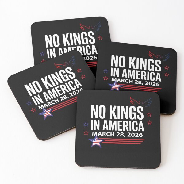 Item preview, No Kings in America 2026 Patriotic Statement designed and sold by margamPagenberg.