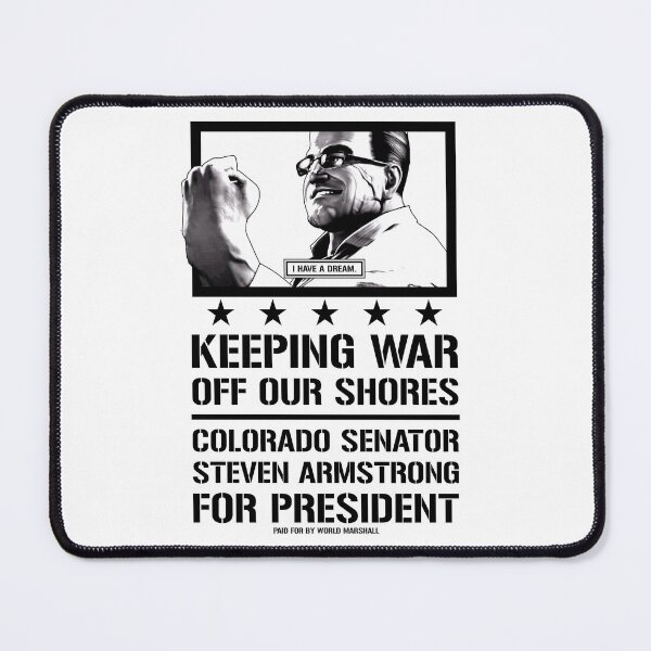 Item preview, Senator Armstrong - I Have A Dream - Black Variant designed and sold by niftywear.