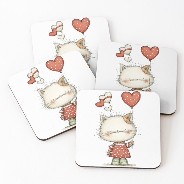 Item preview, Cat with Heart designed and sold by Erika Kaisersot.