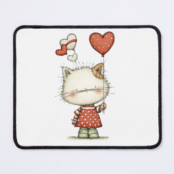 Item preview, Cat with Heart designed and sold by Erika Kaisersot.