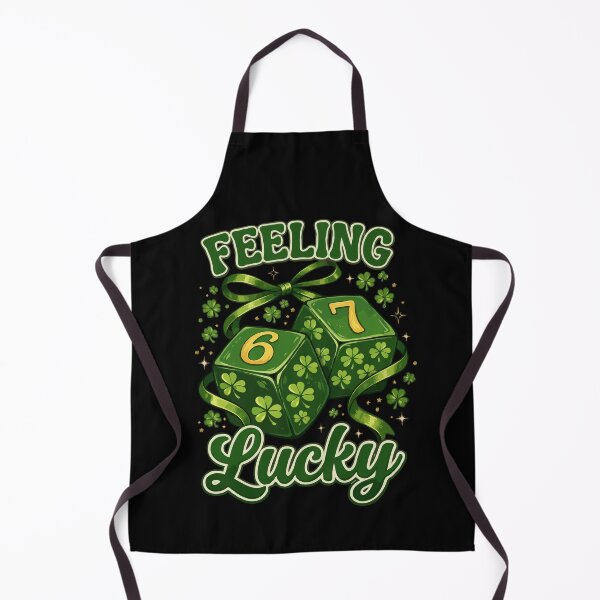 Item preview, Feeling Lucky 67 Dice Meme – St Patrick’s Day Shamrock Dice Gamer Design designed and sold by BrainBubbleArt.