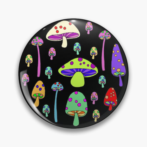 Item preview, Technicolor Mushrooms  designed and sold by kitschandkawaii.