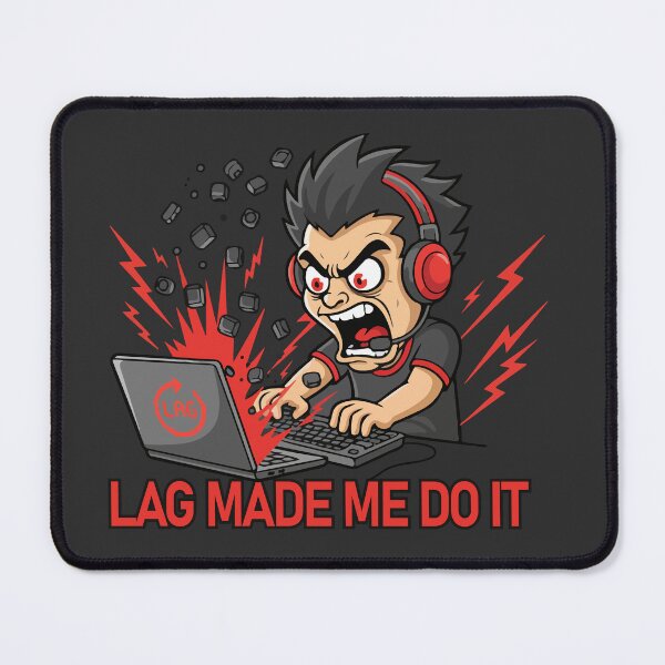 Item preview, It’s Not Me It’s Lag T Shirt  Funny Gamer Lag Cartoon Design designed and sold by Design-Pro-21.