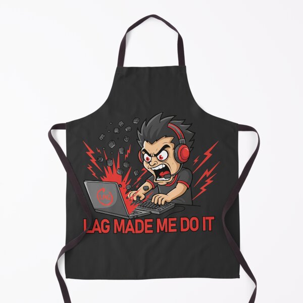 Item preview, It’s Not Me It’s Lag T Shirt  Funny Gamer Lag Cartoon Design designed and sold by Design-Pro-21.
