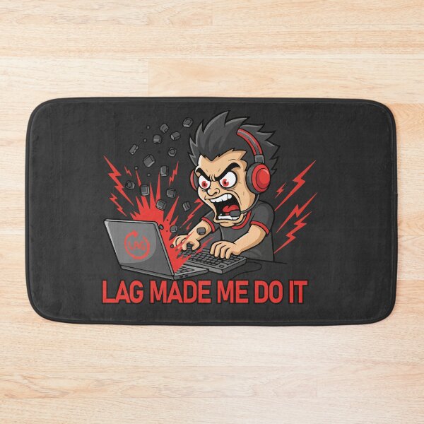 Item preview, It’s Not Me It’s Lag T Shirt  Funny Gamer Lag Cartoon Design designed and sold by Design-Pro-21.