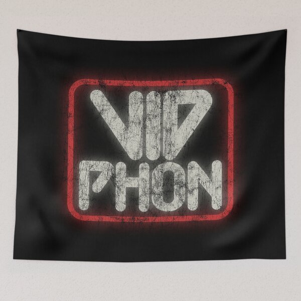 Item preview, Blade Runner Neon Vid Phon Video Phone Booth Distressed designed and sold by Power Up Prints.