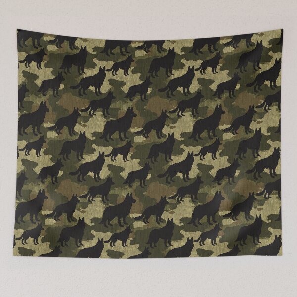 Item preview, Edgy Forest Dog Camouflage  - Valentines Gifts designed and sold by RoyalStarsPatts.