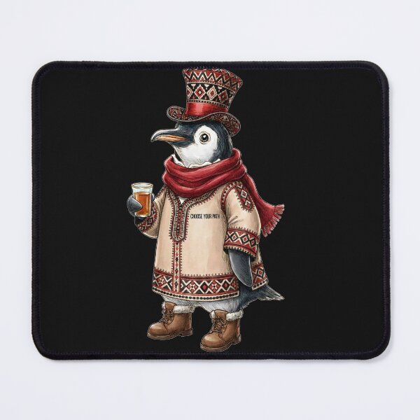 Item preview, Bohemian Penguin Traveler - Choose Your Path designed and sold by designwiss.