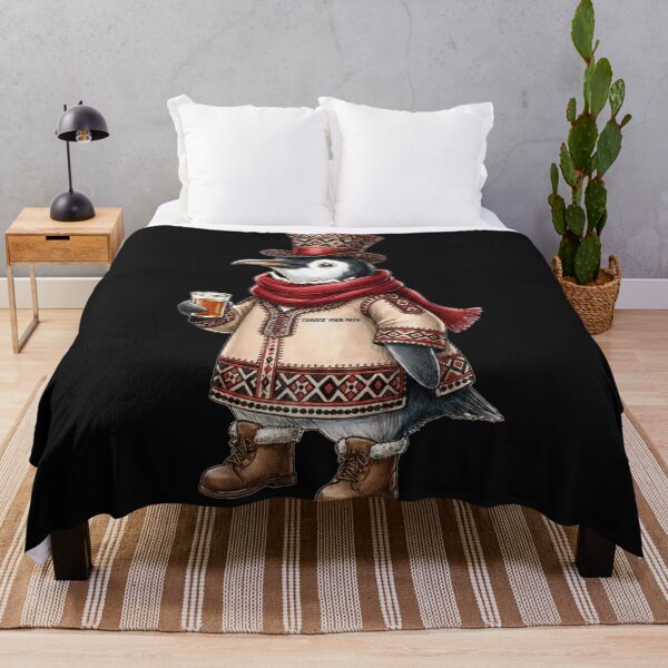 Item preview, Bohemian Penguin Traveler - Choose Your Path designed and sold by designwiss.