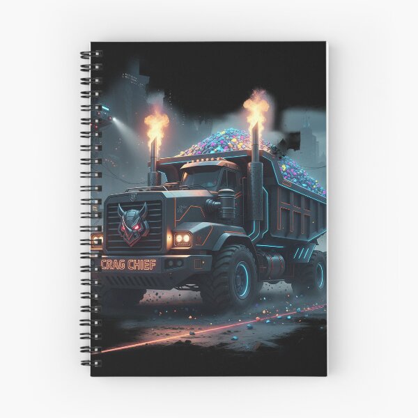 Item preview, Crag Chief Neon Mining Dump Truck designed and sold by BounoWorld.