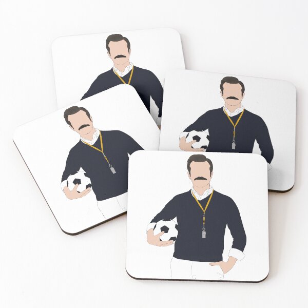 Artikelvorschau, Ted Lasso Porträtillustration entworfen und verkauft von Still Silhouette.