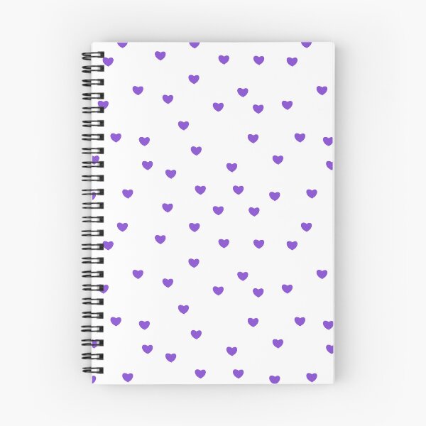 Item preview, Purple Hearts Polka Dot Pattern White Background Valentine Love designed and sold by Jackie Scott Artist.