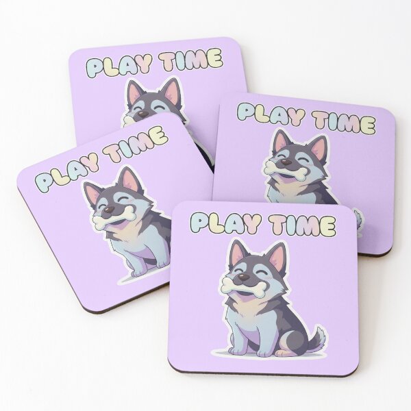 Item preview, Happy Play Time: Adorable Kawaii Puppy designed and sold by NMF-HUB.