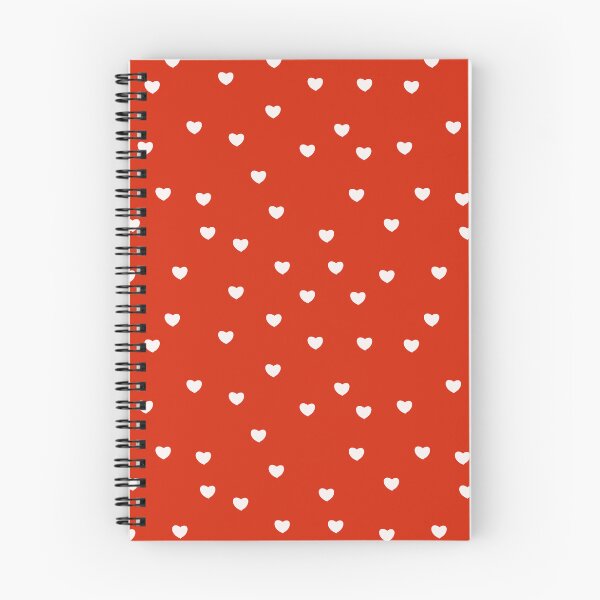 Item preview, White Hearts Polka Dot Pattern Red Background Valentine Love designed and sold by Jackie Scott Artist.