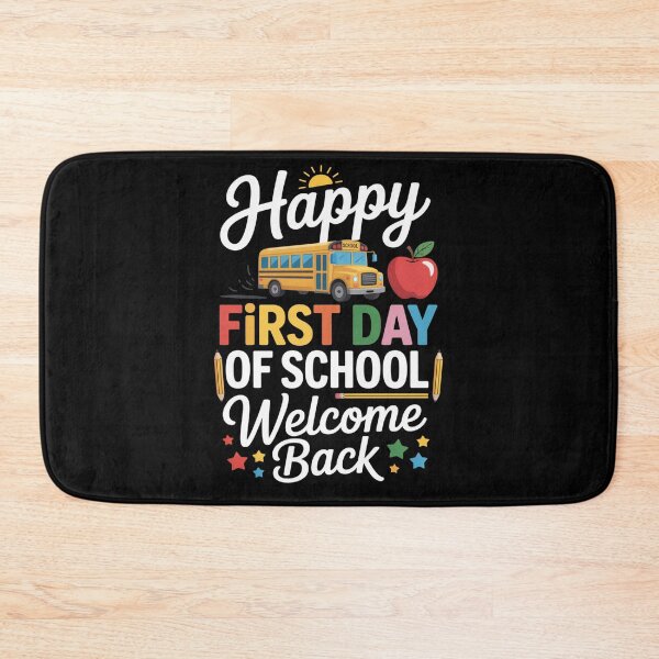 Item preview, Happy First Day School Welcome Back designed and sold by flagylART.