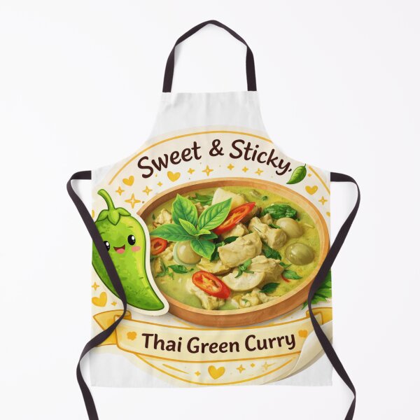 Item preview, Thai Green Curry Sticker designed and sold by loccotown168.