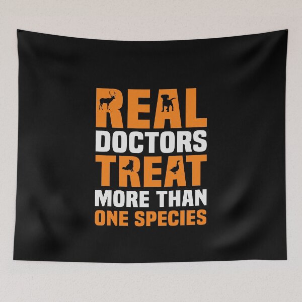 Item preview, Real Doctors Treat More Than One Species - Veterinarian designed and sold by TeesYouWant.