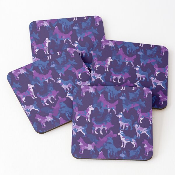 Item preview, Artistic Woodland Dog Camouflage  - Gifts For Sister designed and sold by RoyalStarsPatts.