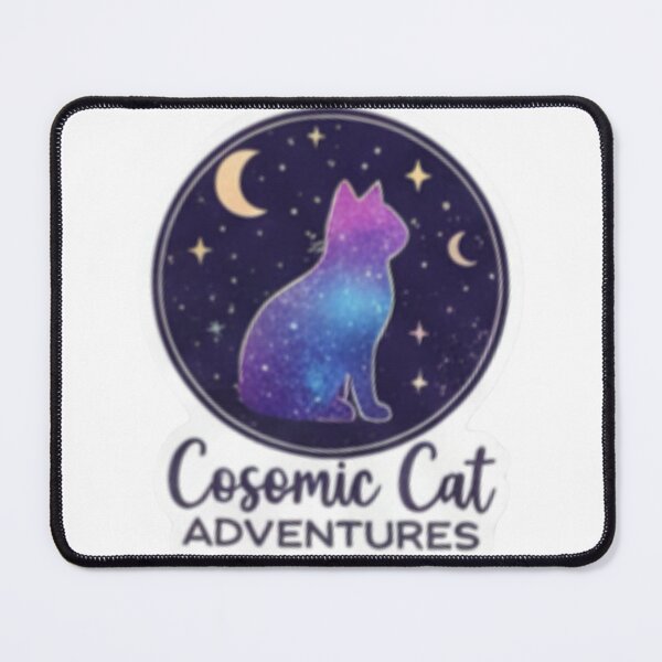 Item preview, Cosmic Cat Adventures Galaxy Pattern Sticker designed and sold by ZyVoAli.