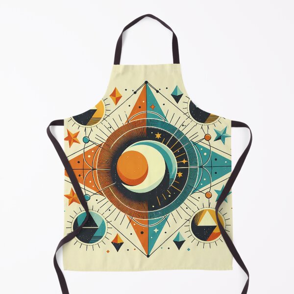 Item preview, Geometric Sun and Moon Celestial Mandala designed and sold by InkSmithery.