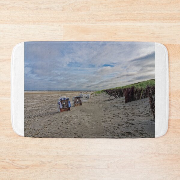 Item preview, Sandy beach with beach chairs on Spiekeroog designed and sold by Klaus Offermann.