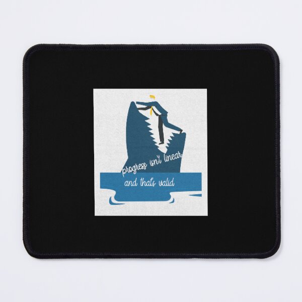 Item preview, Progress isn't linear and that's valid designed and sold by ShuaibDesigns.