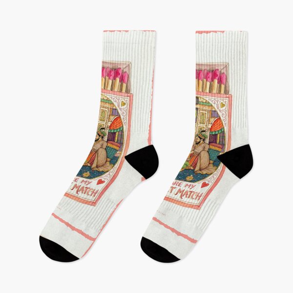 Item preview, You Are My Perfect Match – Mughal Miniature Inspired Romantic Matchbox Art designed and sold by The Uphaar Store.