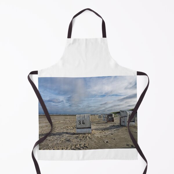 Item preview, Sandy beach with beach chairs on Spiekeroog designed and sold by Klaus Offermann.