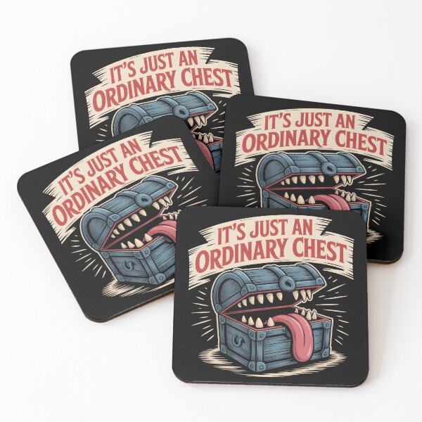Item preview, Mimic Chest funny DnD Monster designed and sold by Boardgameo.