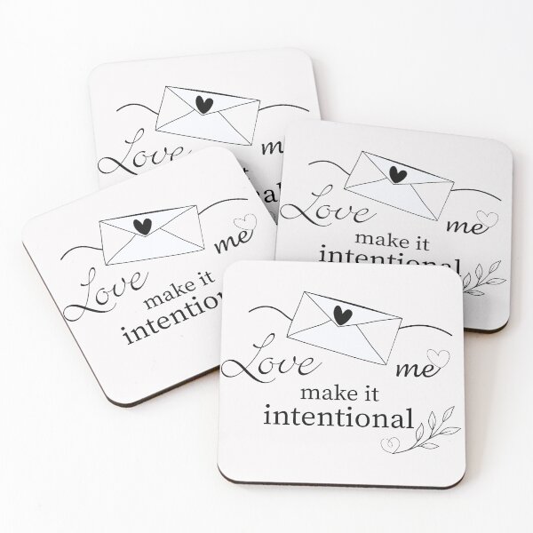 Item preview, “Love me — but make it intentional.” Because meaning never goes out of style. designed and sold by Ned_Studio.