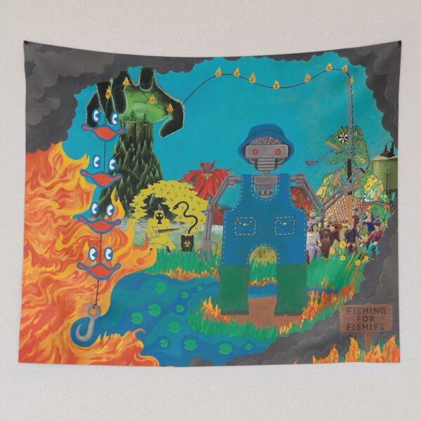 Artikelvorschau, King Gizzard Albumcover-Collage entworfen und verkauft von theoralcollage.