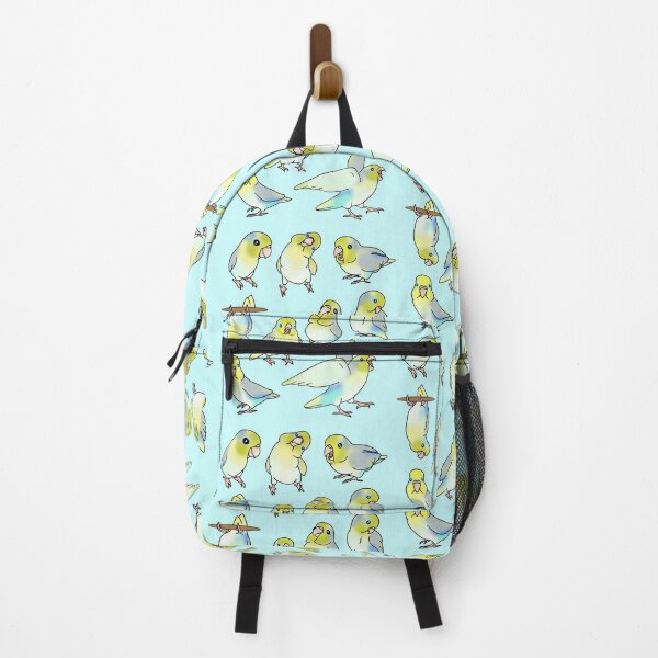 Item preview, rainbow parrotlet doodle pattern designed and sold by FandomizedRose.