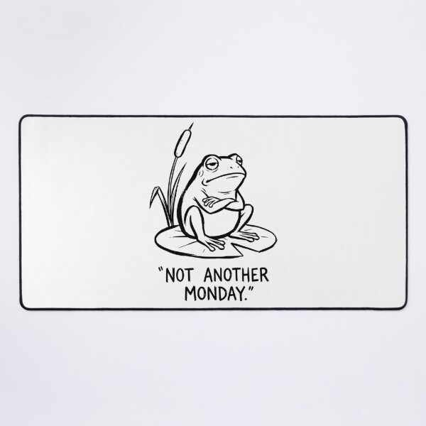 Item preview, Grumpy Frog - Mondays Suck designed and sold by DesignedByMarty.