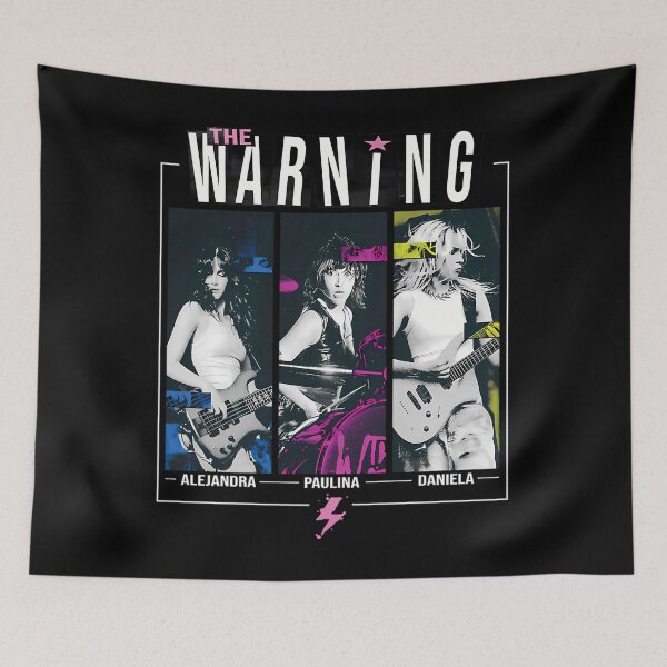 Item preview, The Warning Tri Color Concert Design designed and sold by Beard-Man-Tees.