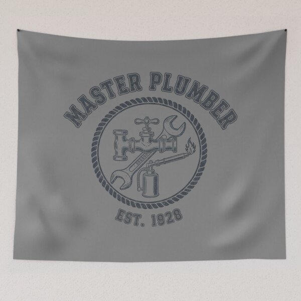 Item preview, Master Plumber Vintage Est. 1928 Badge Logo Gift designed and sold by BlissHalo.