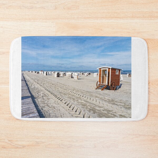 Item preview, Sandy beach with beach chairs on Spiekeroog designed and sold by Klaus Offermann.