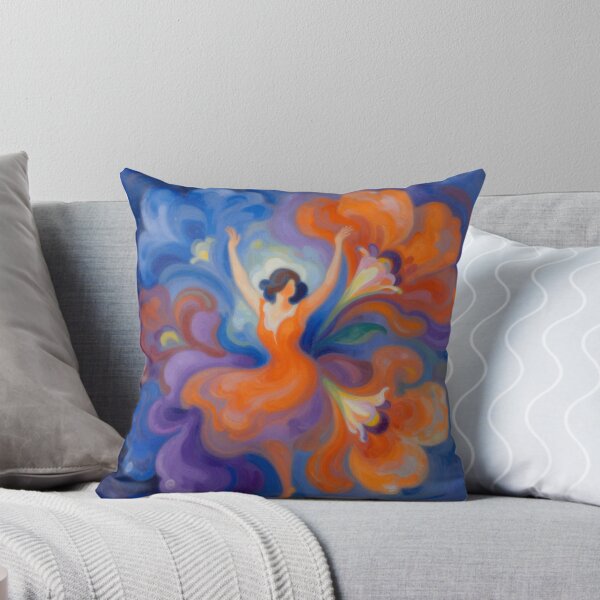 Item preview, A wild dance of colors – Georgia O’Keeffe inspired Abstract Dance Art designed and sold by FotoworldEdel.