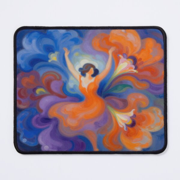 Item preview, A wild dance of colors – Georgia O’Keeffe inspired Abstract Dance Art designed and sold by FotoworldEdel.
