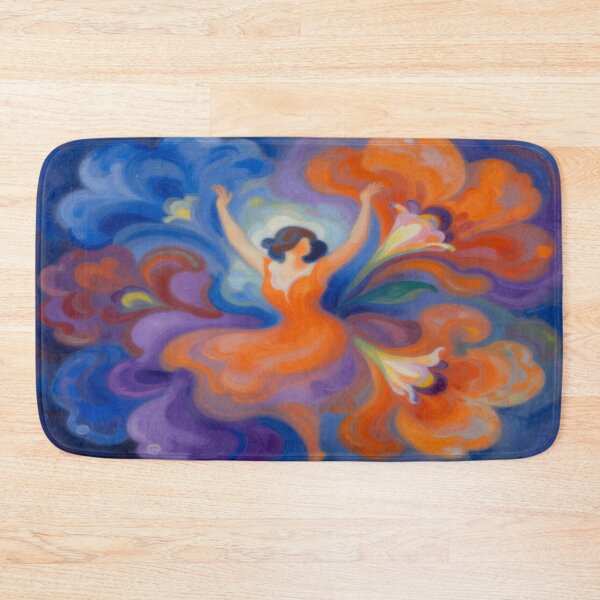 Item preview, A wild dance of colors – Georgia O’Keeffe inspired Abstract Dance Art designed and sold by FotoworldEdel.