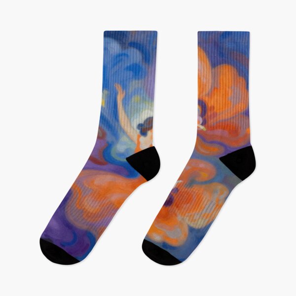 Item preview, A wild dance of colors – Georgia O’Keeffe inspired Abstract Dance Art designed and sold by FotoworldEdel.