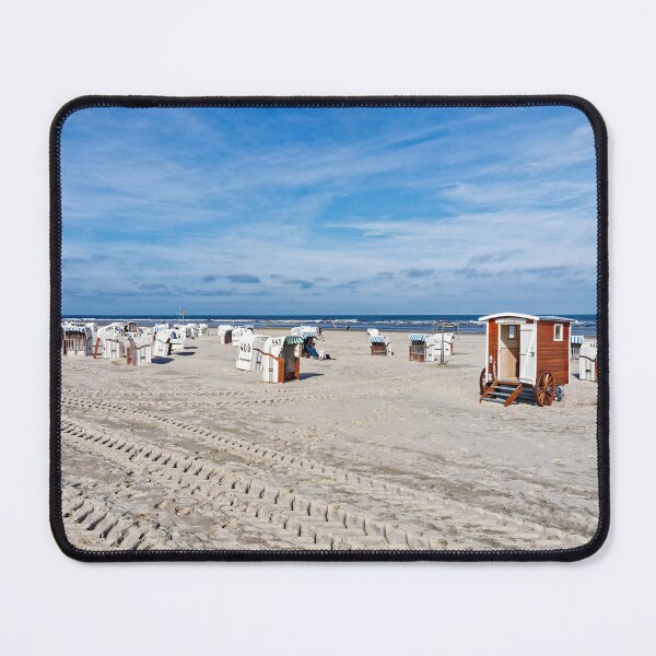 Item preview, Sandy beach with beach chairs on Spiekeroog designed and sold by Klaus Offermann.