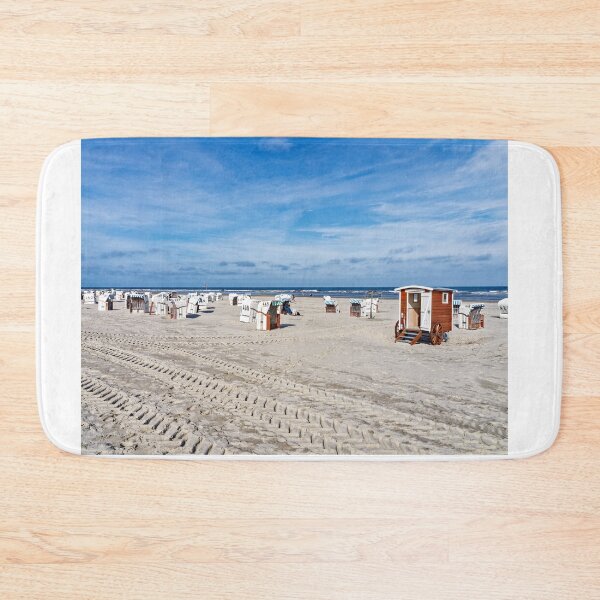 Item preview, Sandy beach with beach chairs on Spiekeroog designed and sold by Klaus Offermann.