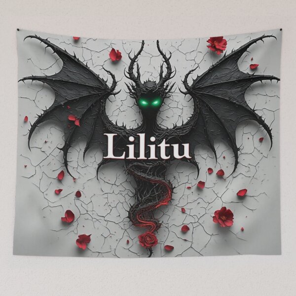 Item preview, Lilitu: The Bone-Cracked Sigil designed and sold by Eden Underground Radio (Official Merch).